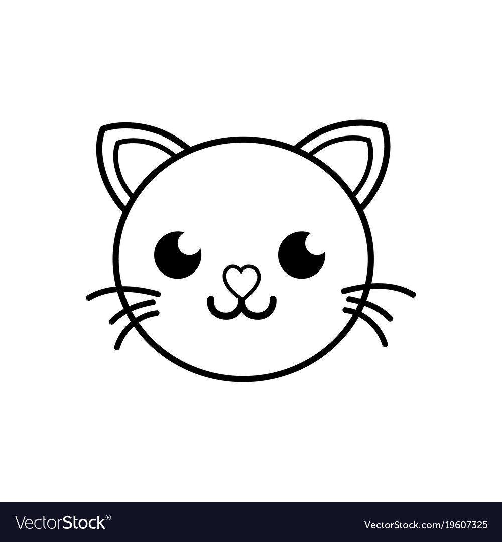 Cute Cat Head, Animal Vector & Photo (Free Trial)