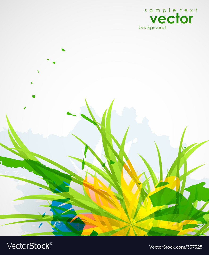Natural themed background Royalty Free Vector Image