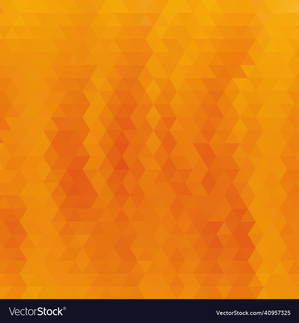 Orange triangles polygonal style eps 10 Royalty Free Vector