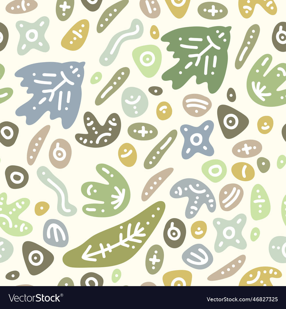 Pattern ws simple abstract shape symbols strokes Vector Image Pattern ws simple abstract shape symbols strokes