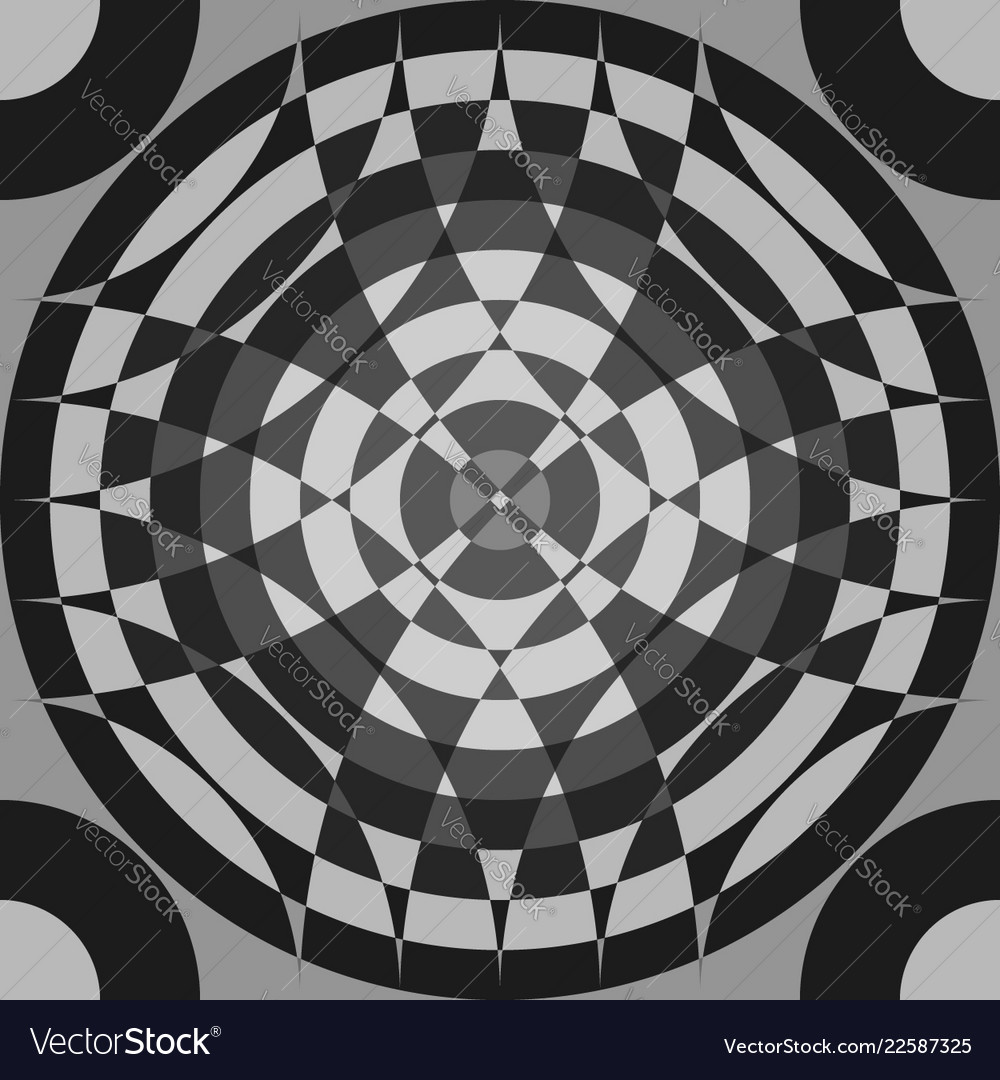 Repeatable segmented grayscale pattern monochrome vector image Repeatable segmented grayscale pattern monochrome