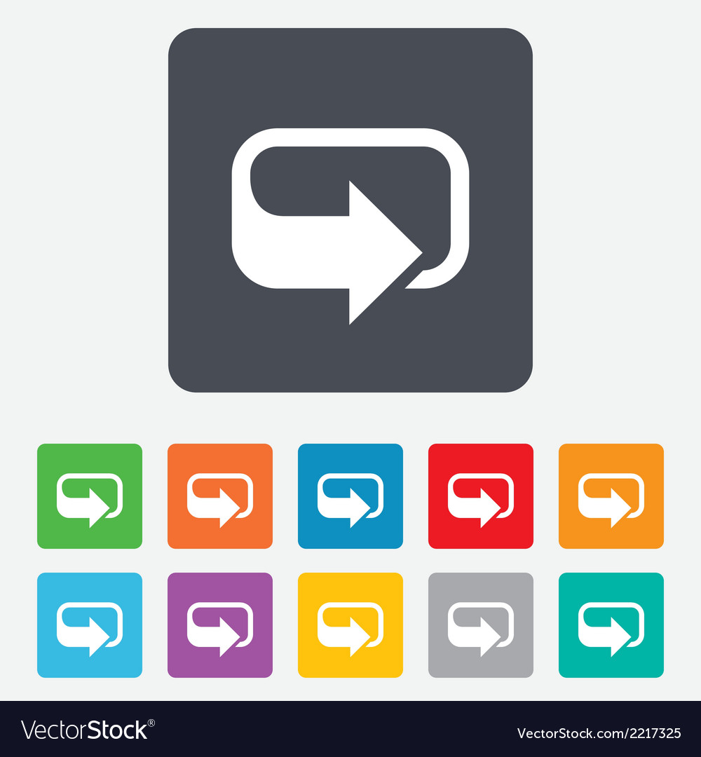 Rotation icon repeat symbol refresh sign