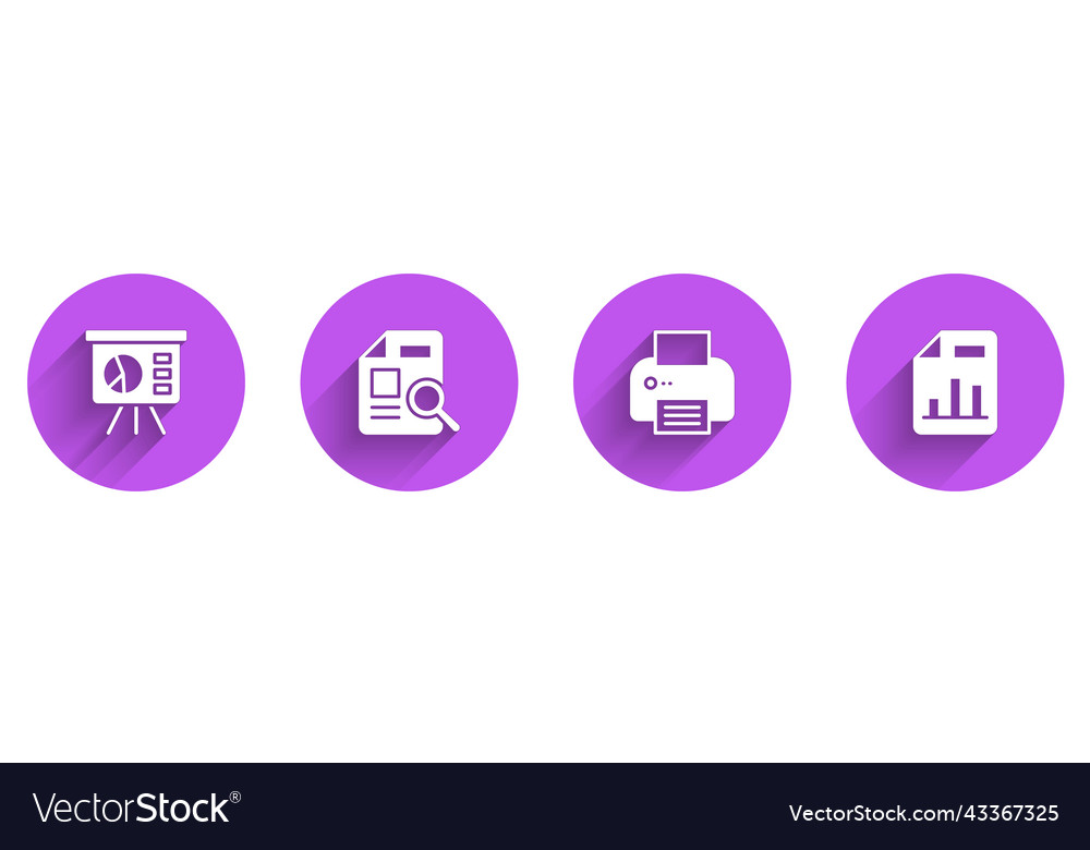 Set board with graph document chart printer