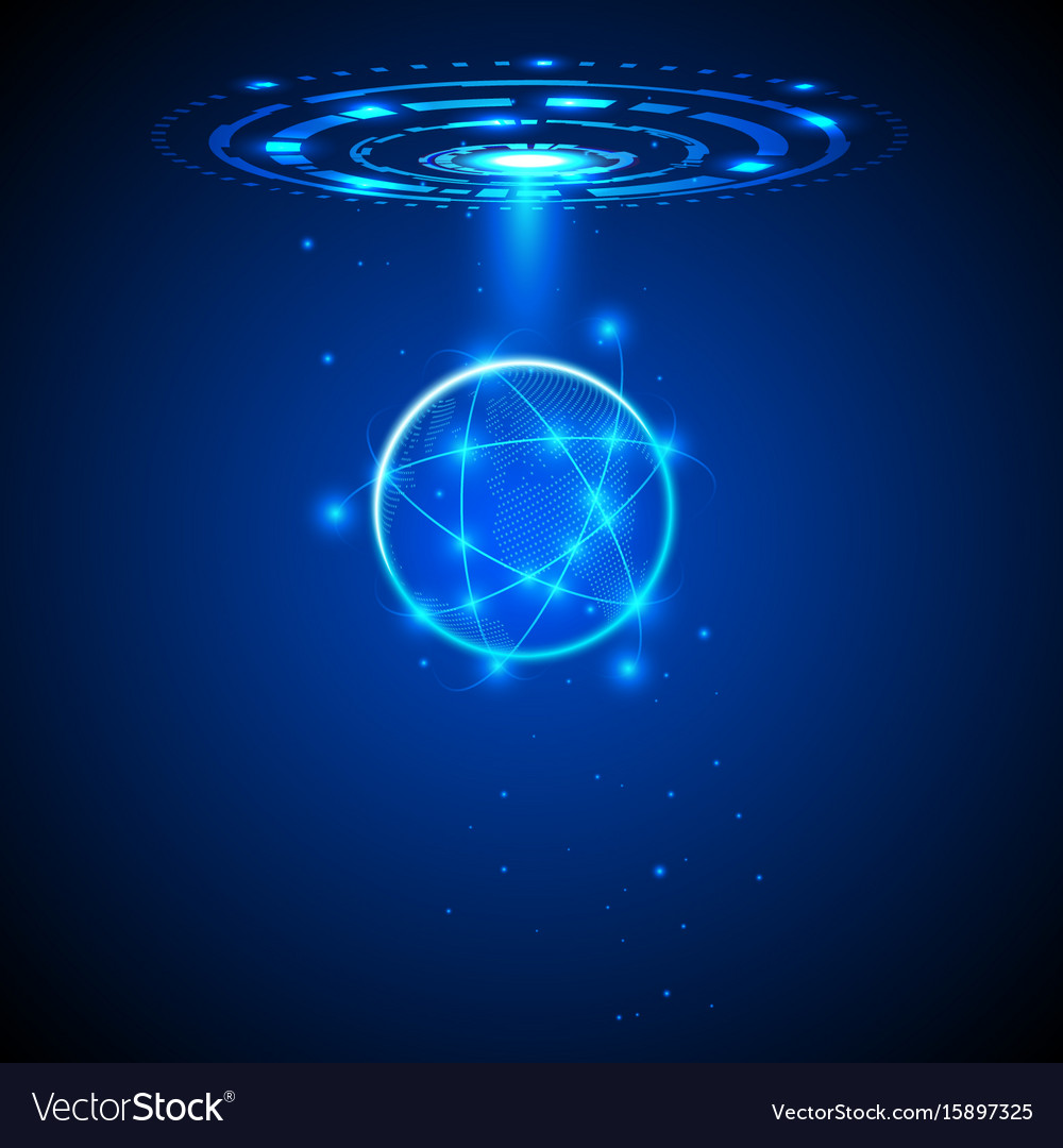 Tech Globe Network Abstract