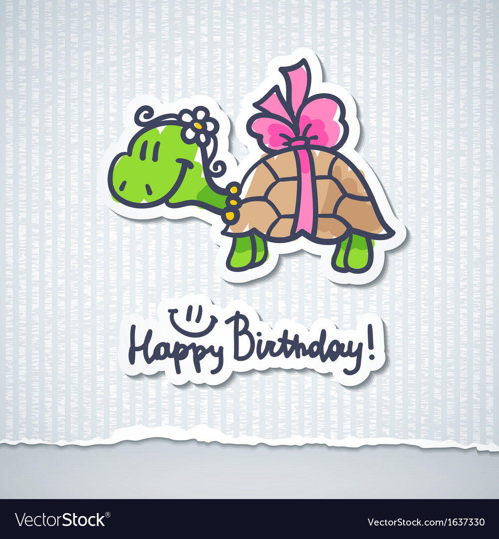 Birthday card Royalty Free Vector Image - VectorStock