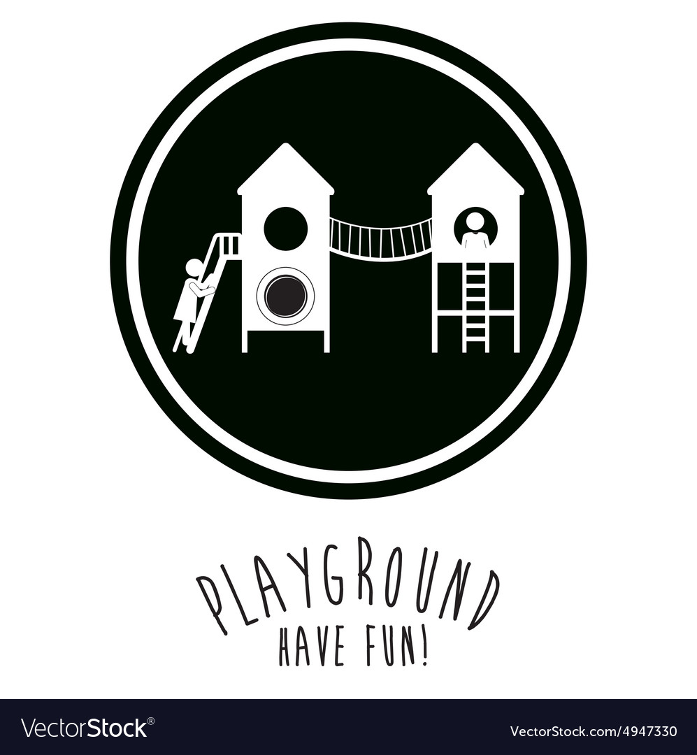 Playground Design Royalty Free Vector Image - Vectorstock