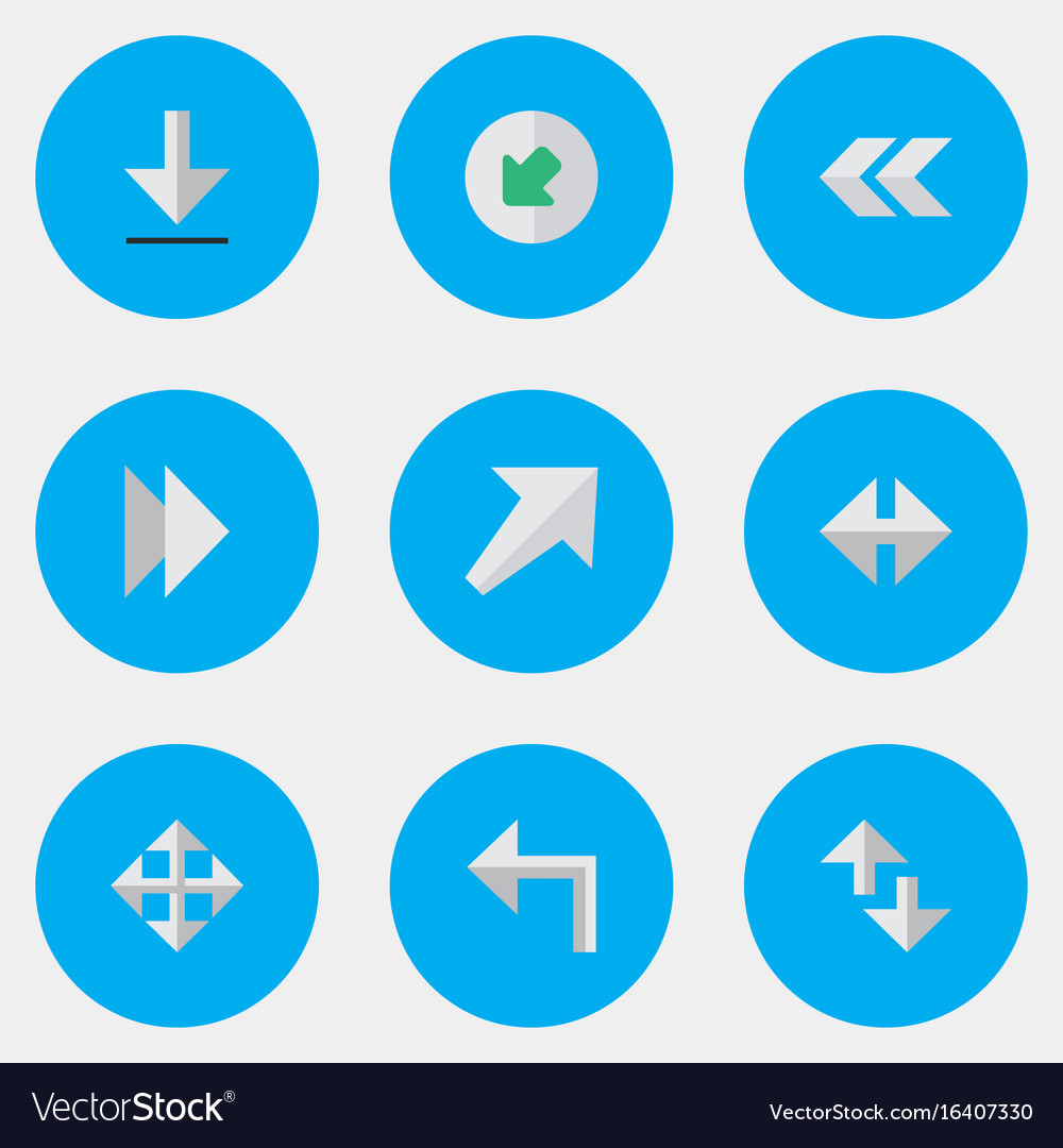Set von einfachen Symbolen
