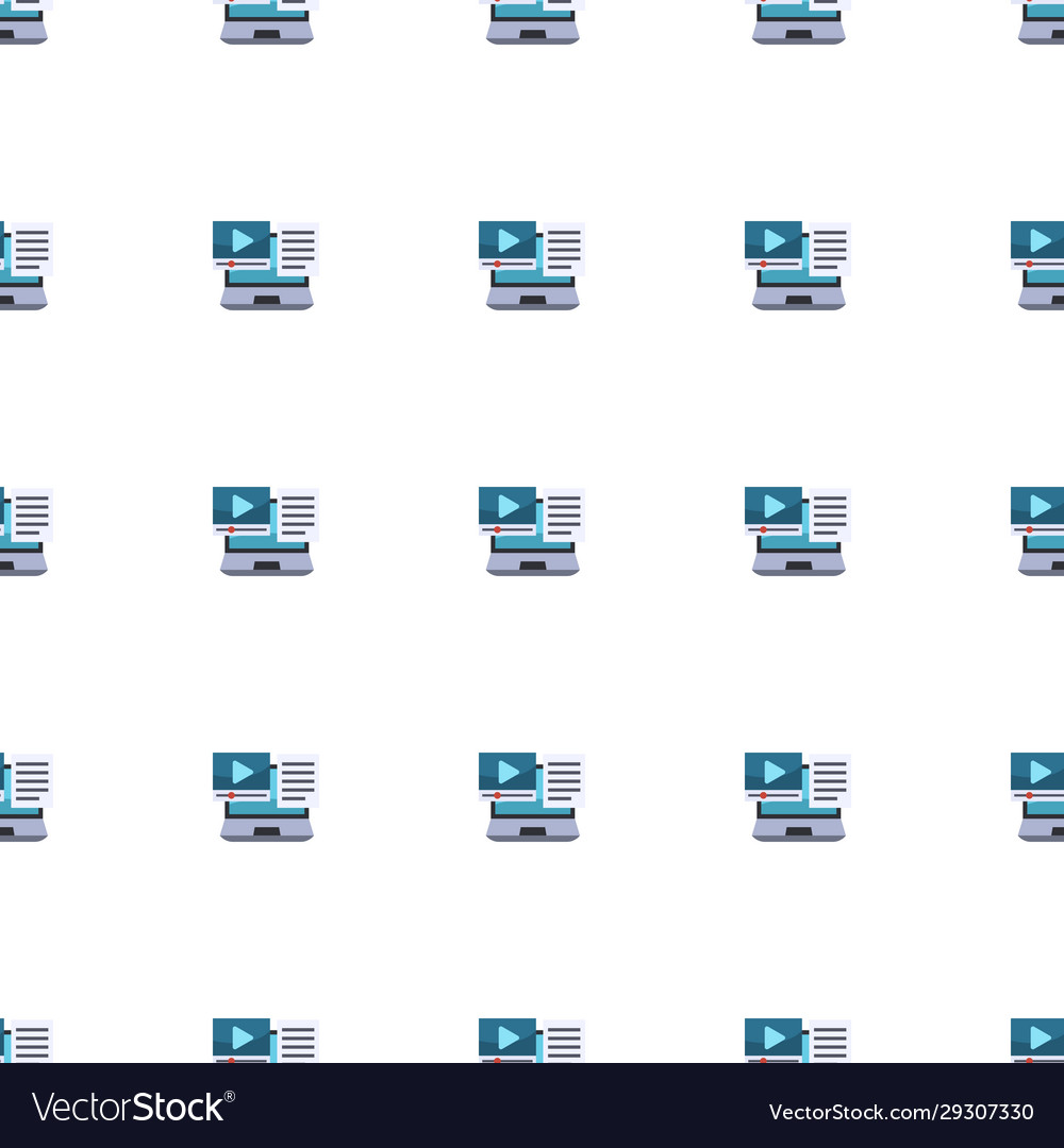 Systems integration icon pattern seamless isolated