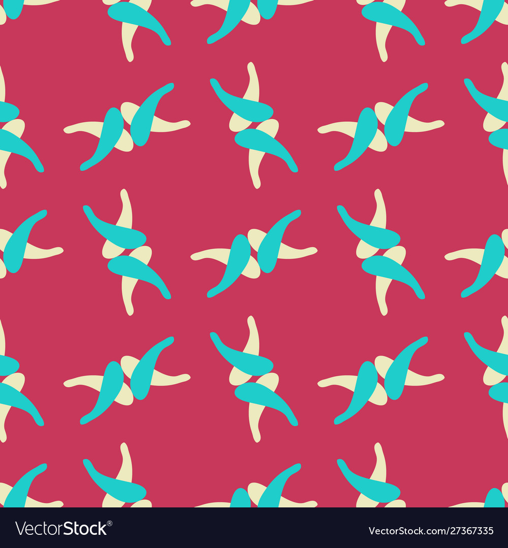 Abstract seamless pattern with city elements