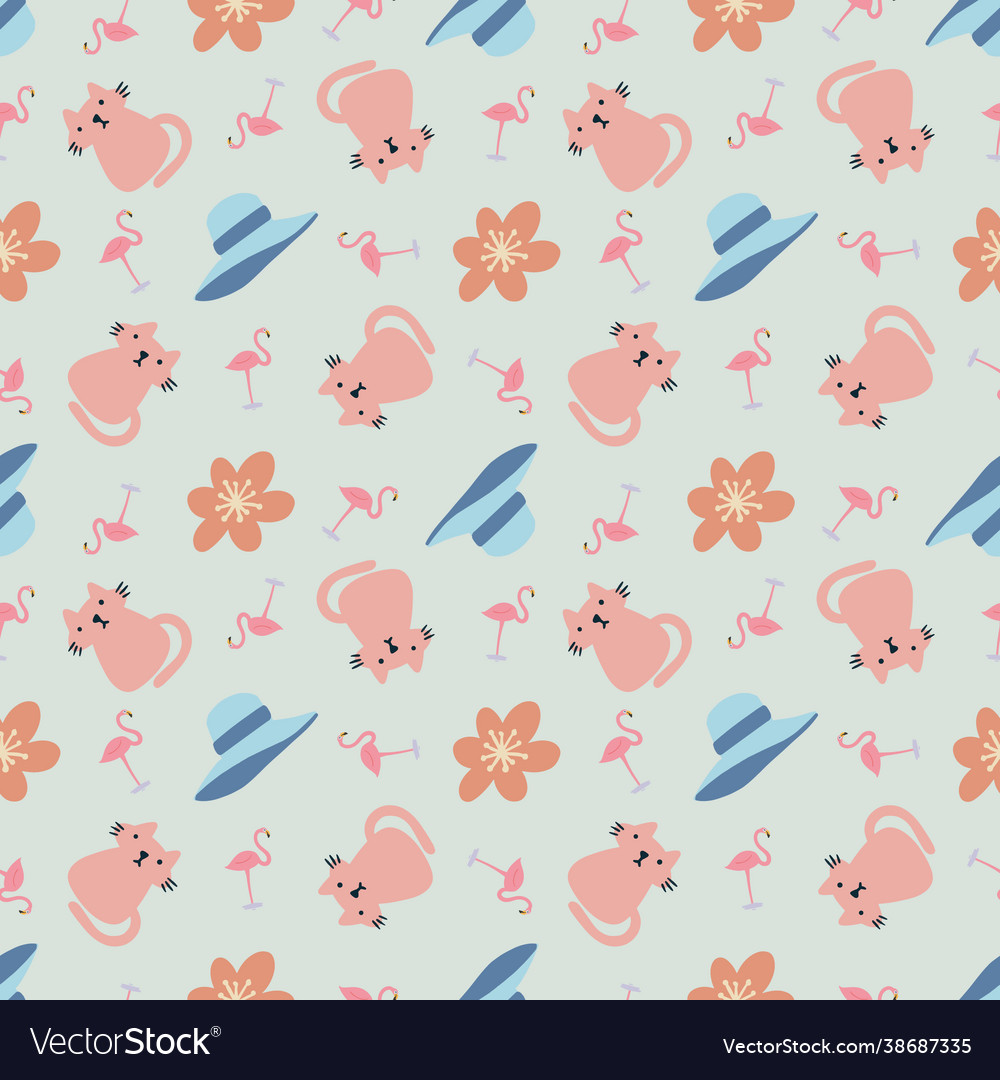 Beautiful pattern with icons and design elements