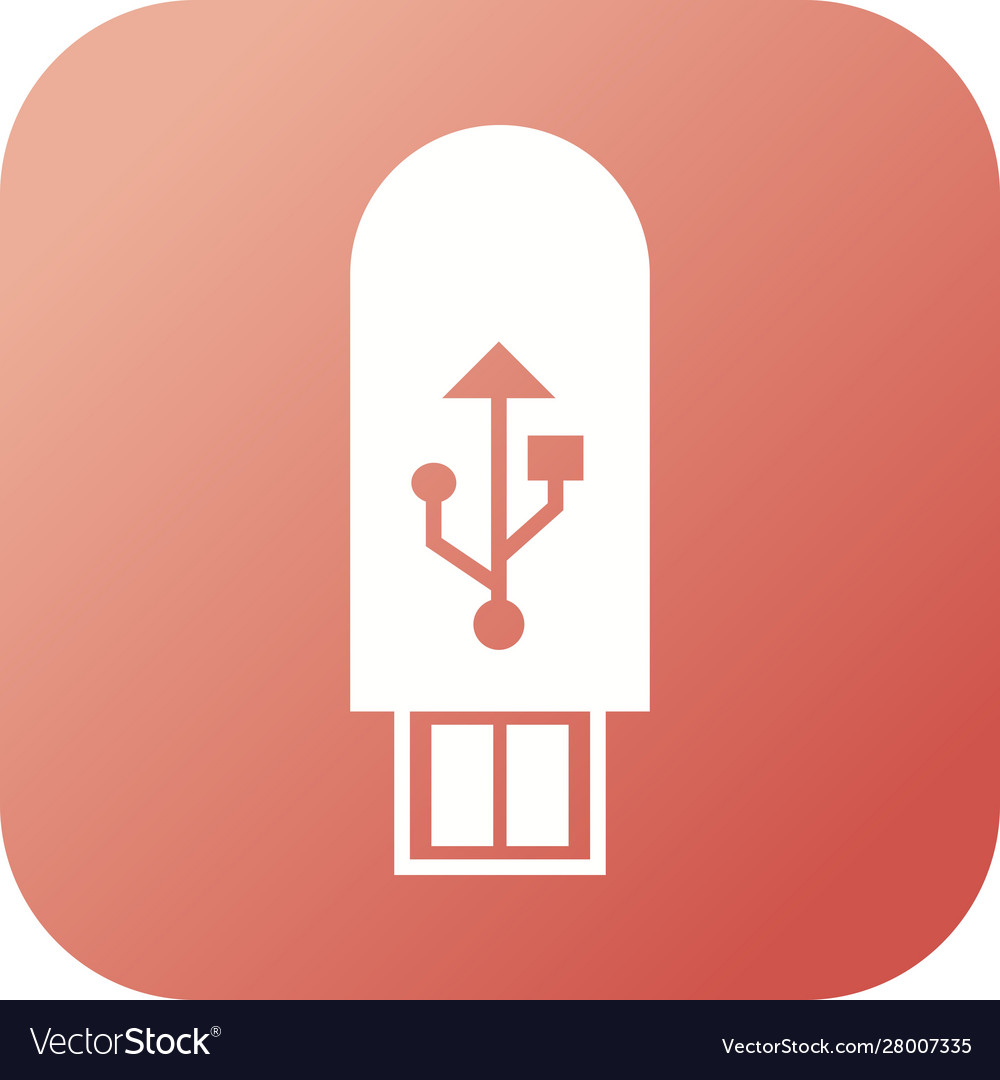 Schönes USB-Glyphen-Symbol