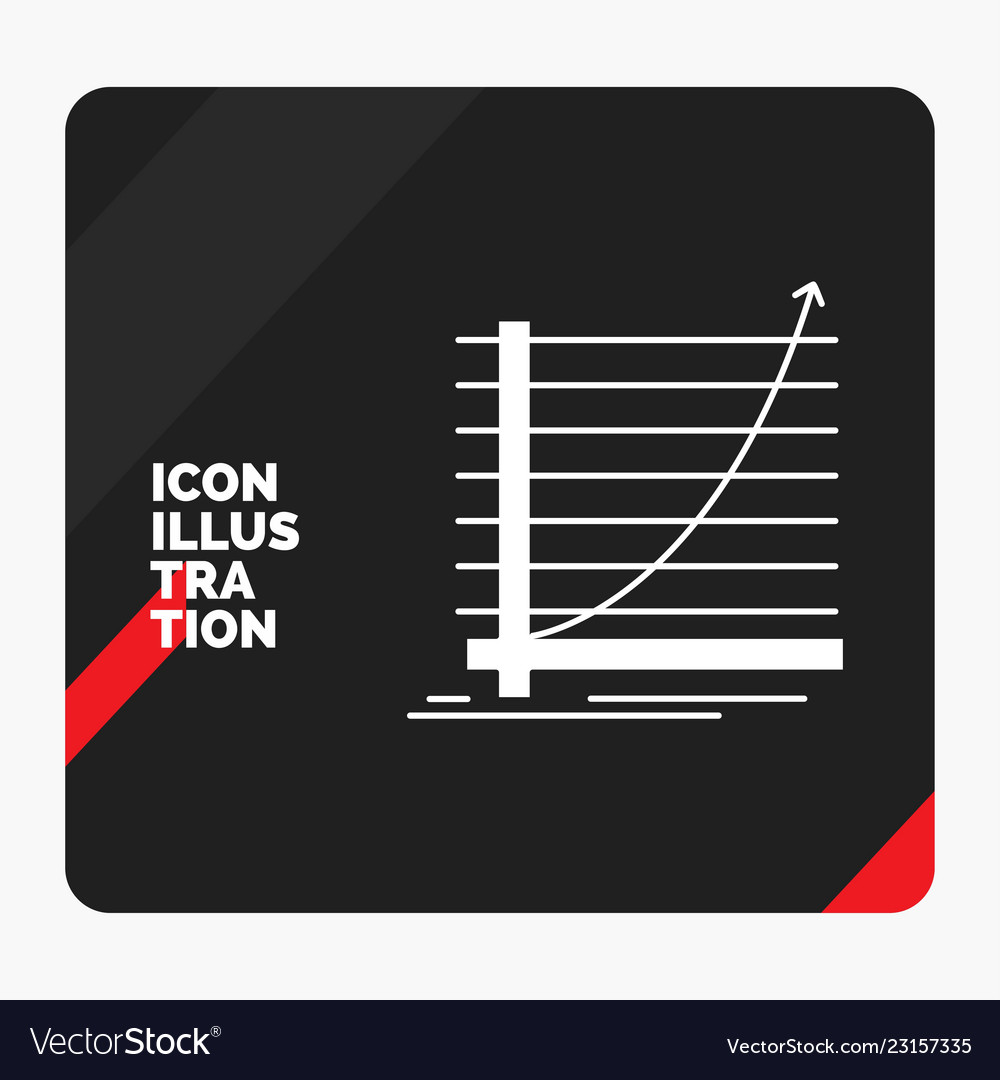 Red and Black Data Chart Background