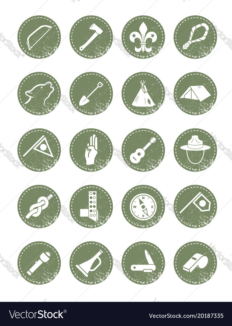 Scouting Icon Set