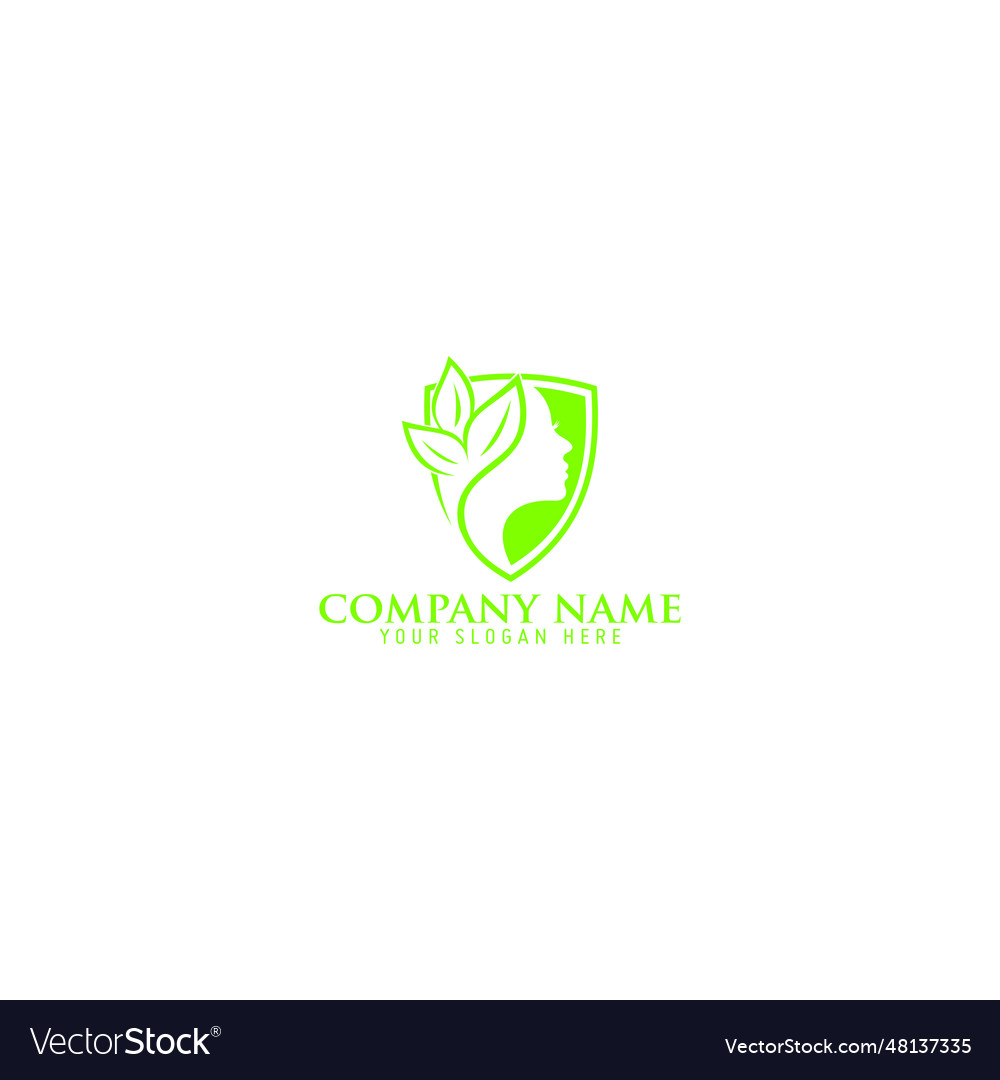 Woman logo with creative unique concept for compan