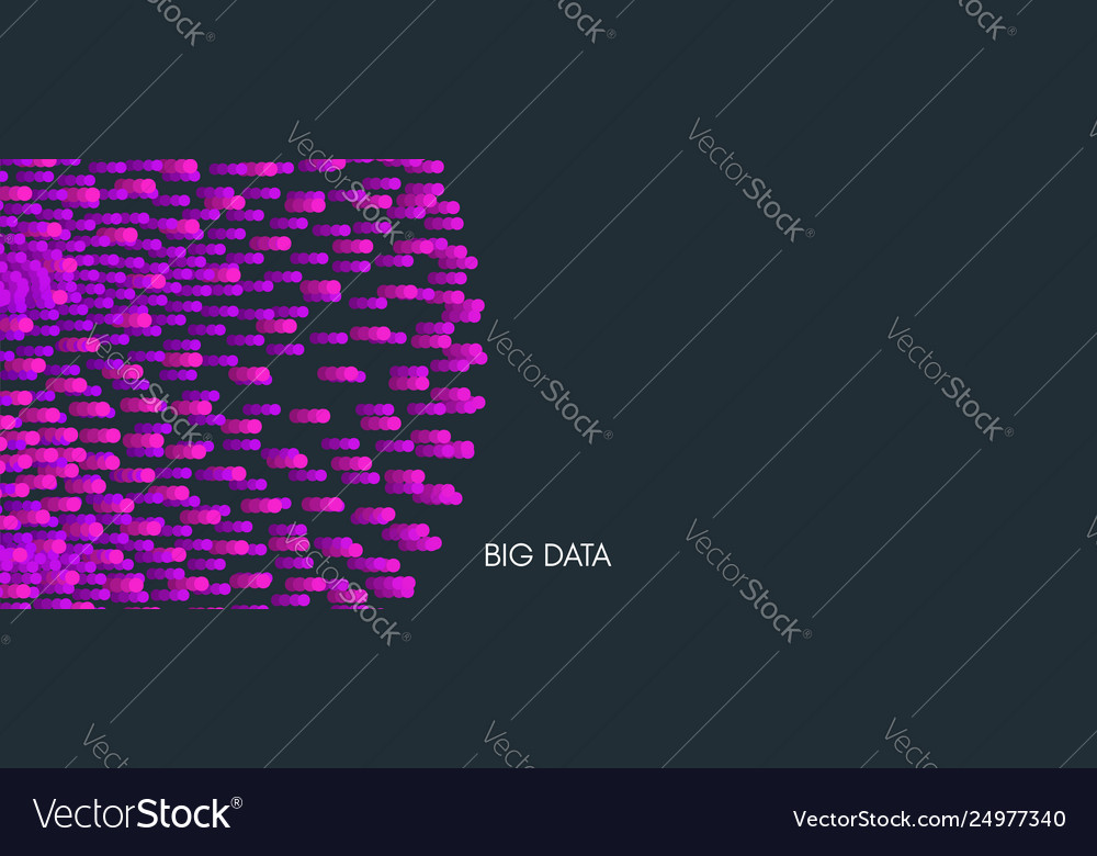 Big Data Hintergrund Codierung Prozess abstrakt vector image Big Data Hintergrund Codierung Prozess abstrakt