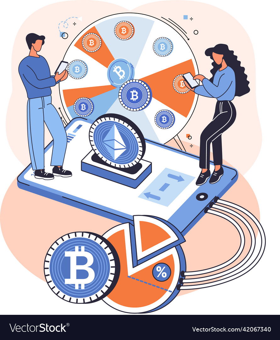 Cryptocurrency bitcoin mining metaphor blockchain