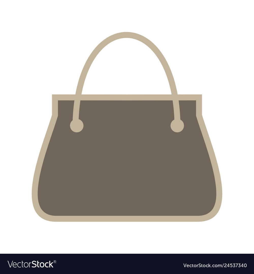 Lady bag icon Royalty Free Vector Image - VectorStock