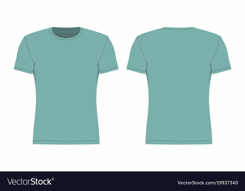 Mens blue t shirt Royalty Free Vector Image - VectorStock