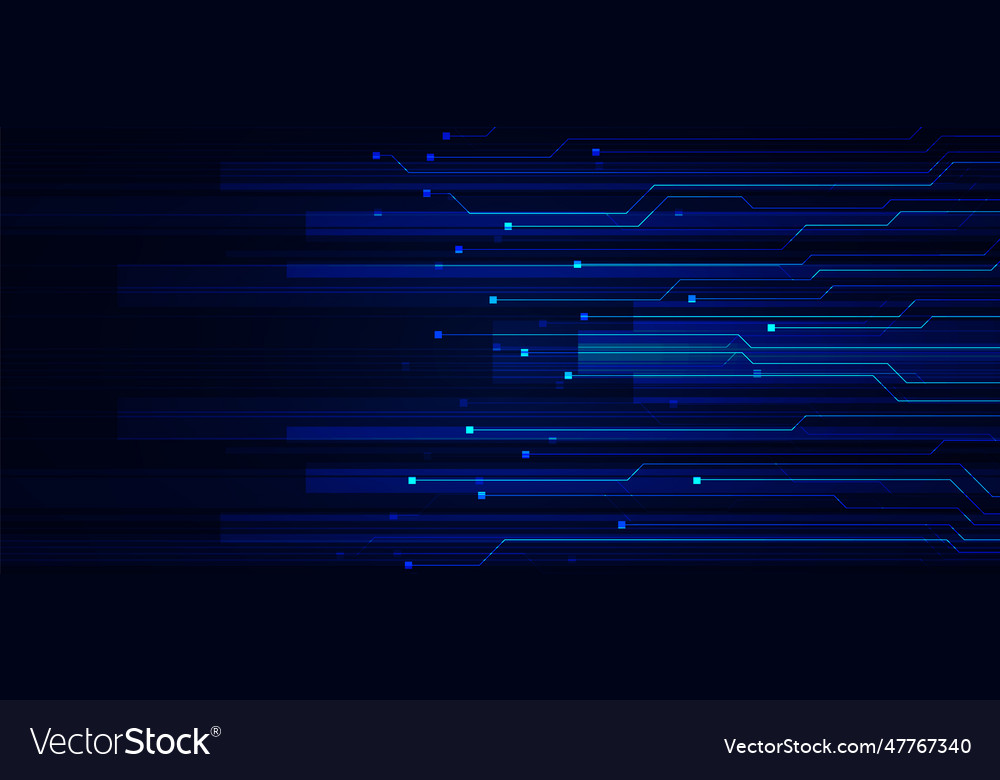 Technology background with hi-tech digital data vector image Technology background with hi-tech digital data