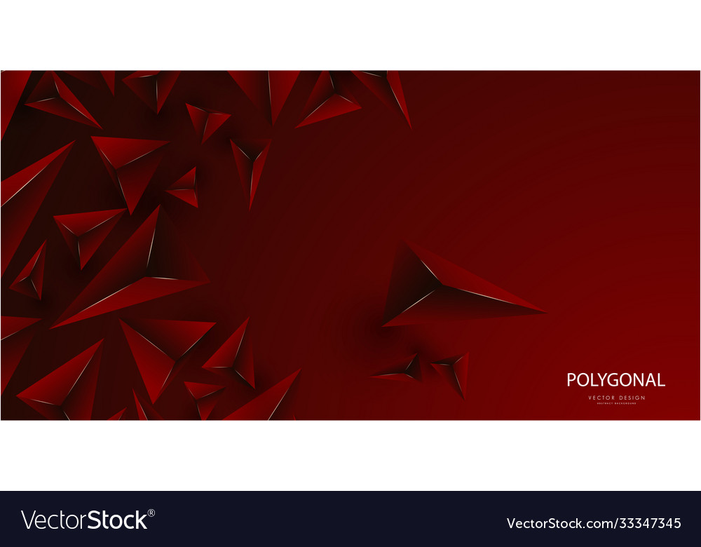 Abstract background with 3d triangles vector image Abstract background with 3d triangles