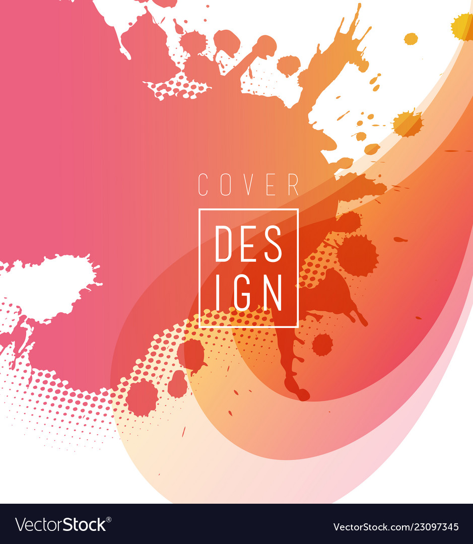 Abstract Colored Splash Background