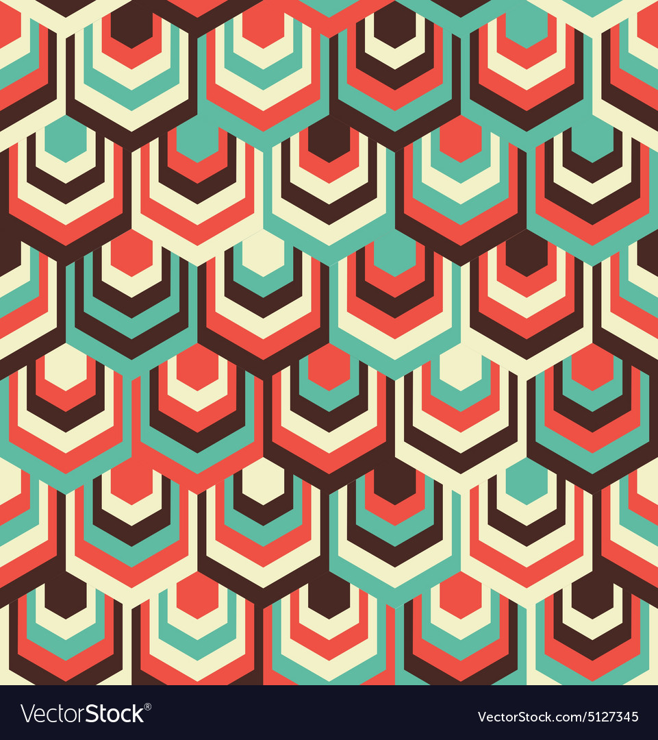 Abstract hexagon pattern