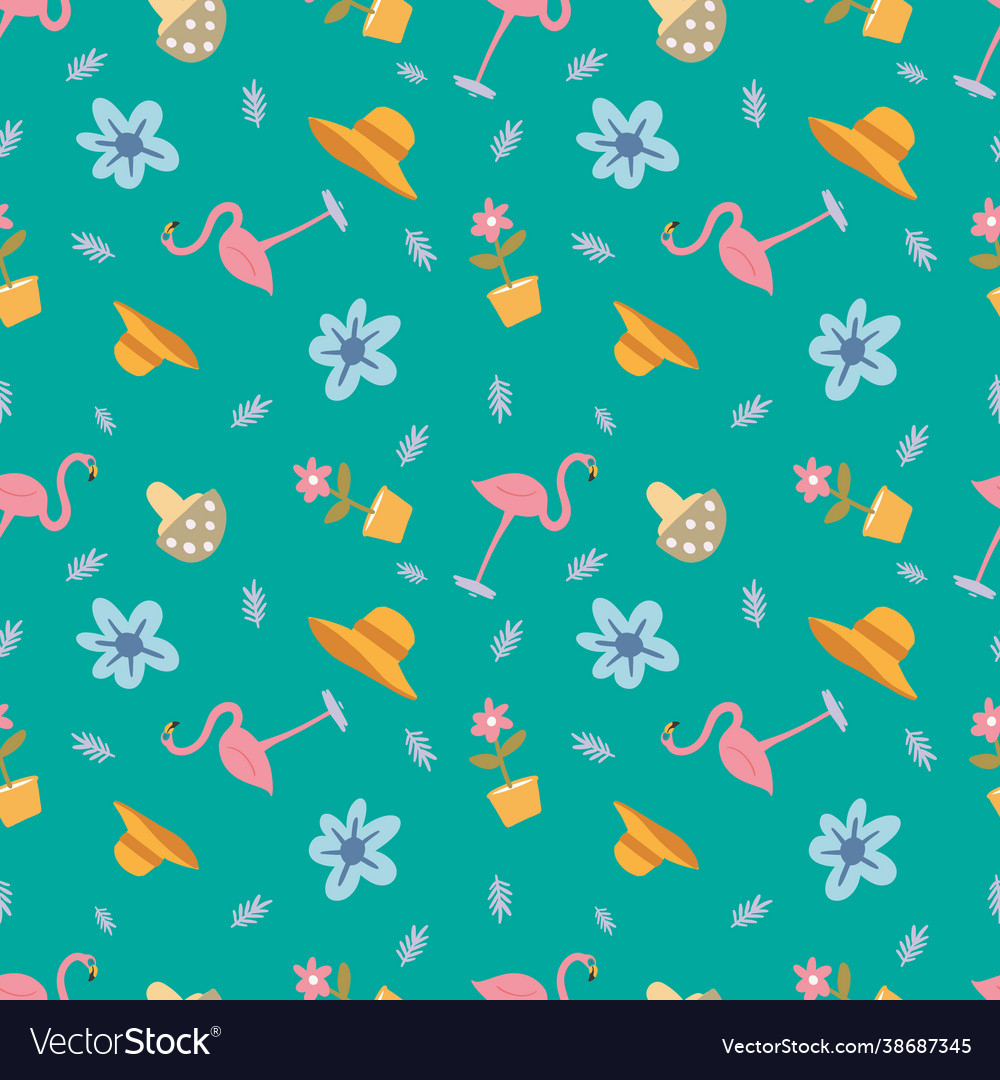 Beautiful pattern with icons and design elements