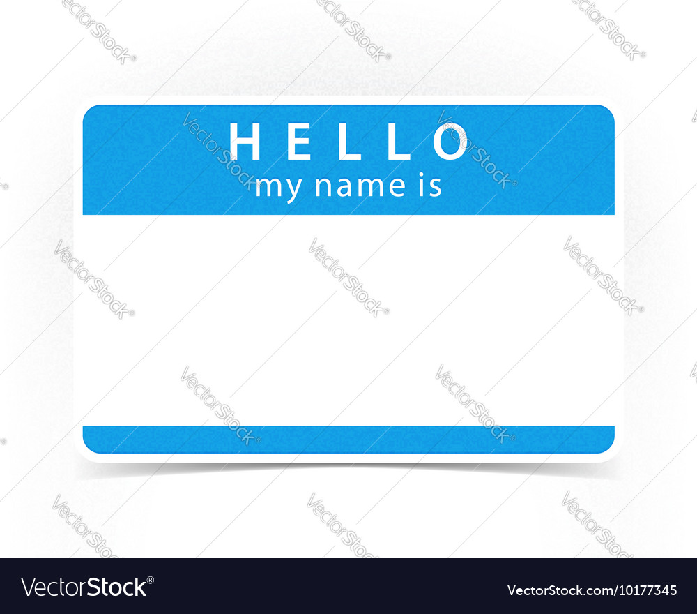 Empty Nametag Vector Images 76