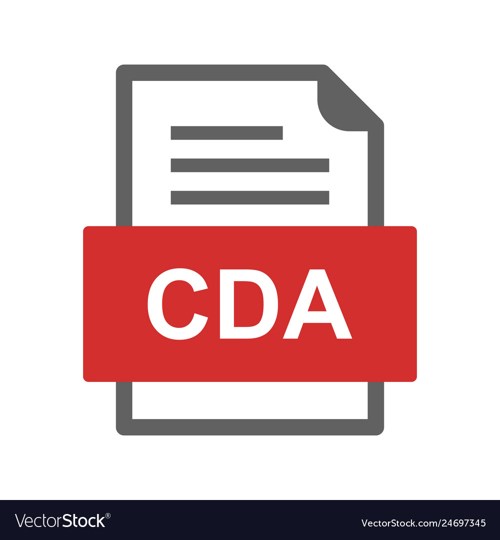 Cda file document icon