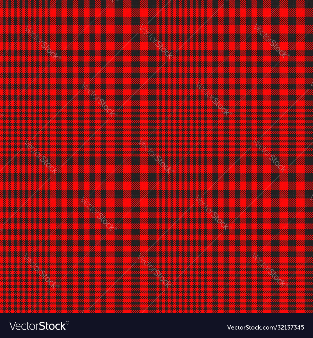 Christmas glen plaid textured seamless pattern vector image Christmas glen plaid textured seamless pattern