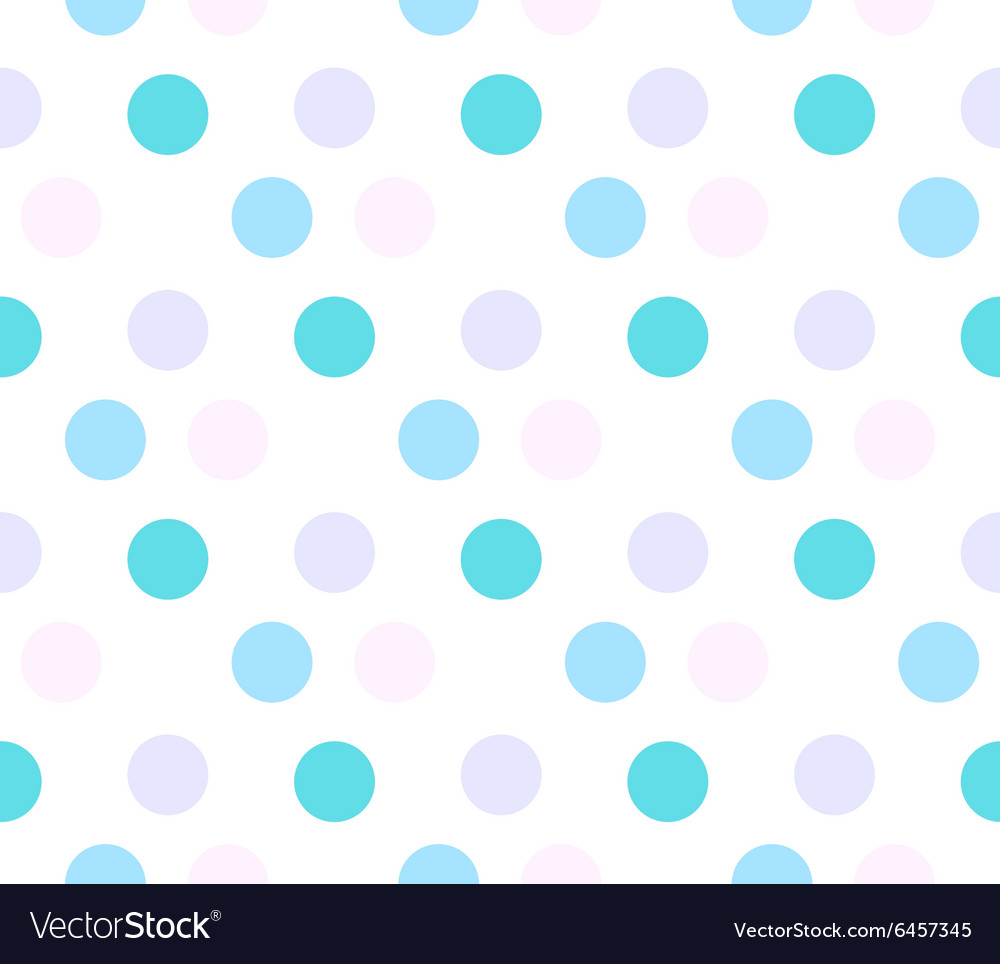 Colored circle seamless pattern