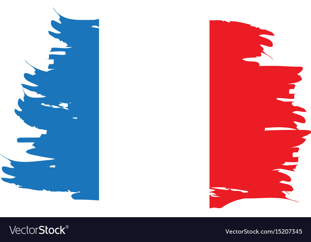 Isolated french flag Royalty Free Vector Image