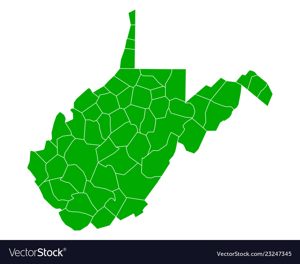 Map of west virginia