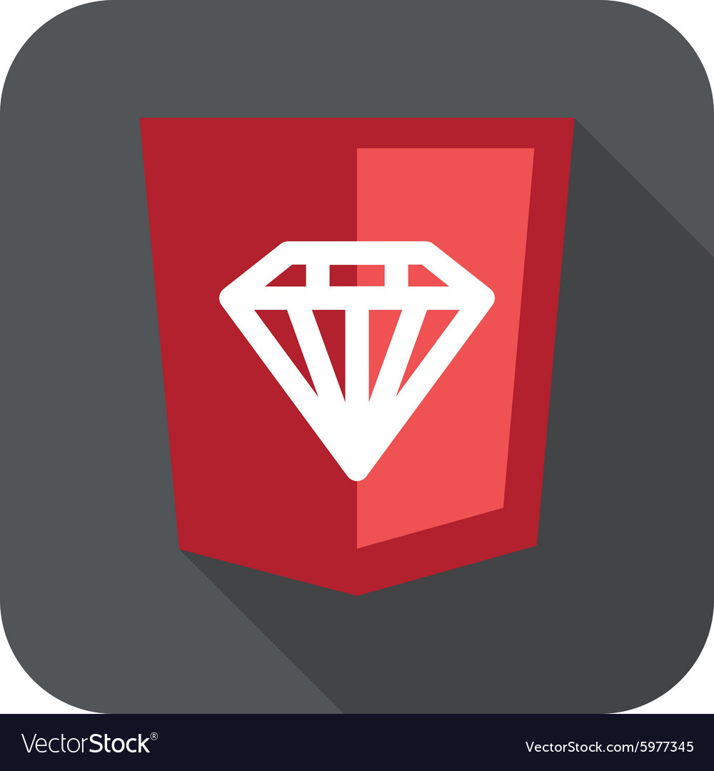 Ruby Shield Icon