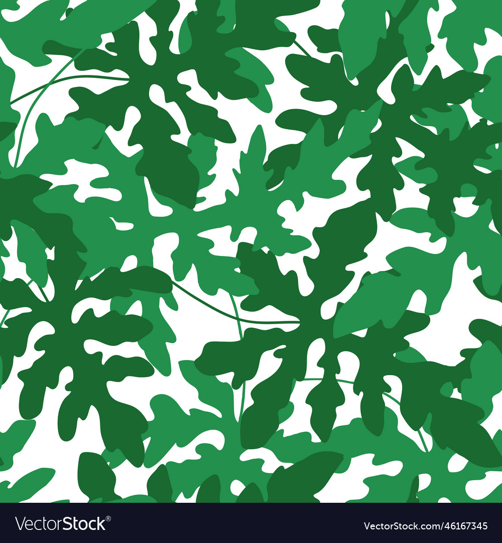 Seamless pattern with leaves repeatable Vector Image Seamless pattern with leaves repeatable