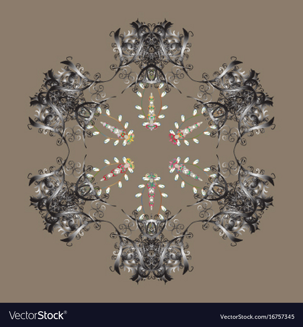 Snowflakes background pattern