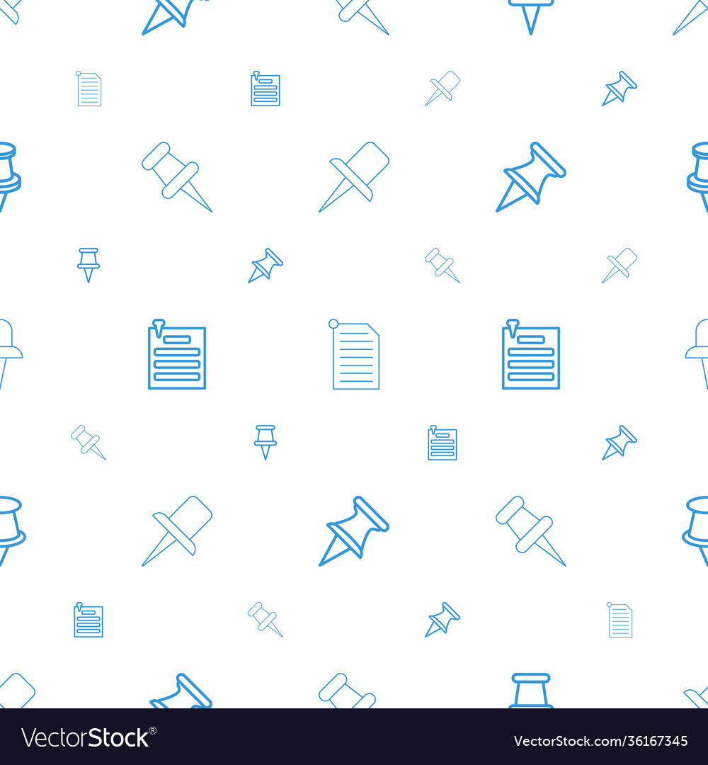 Tack icons pattern seamless white background