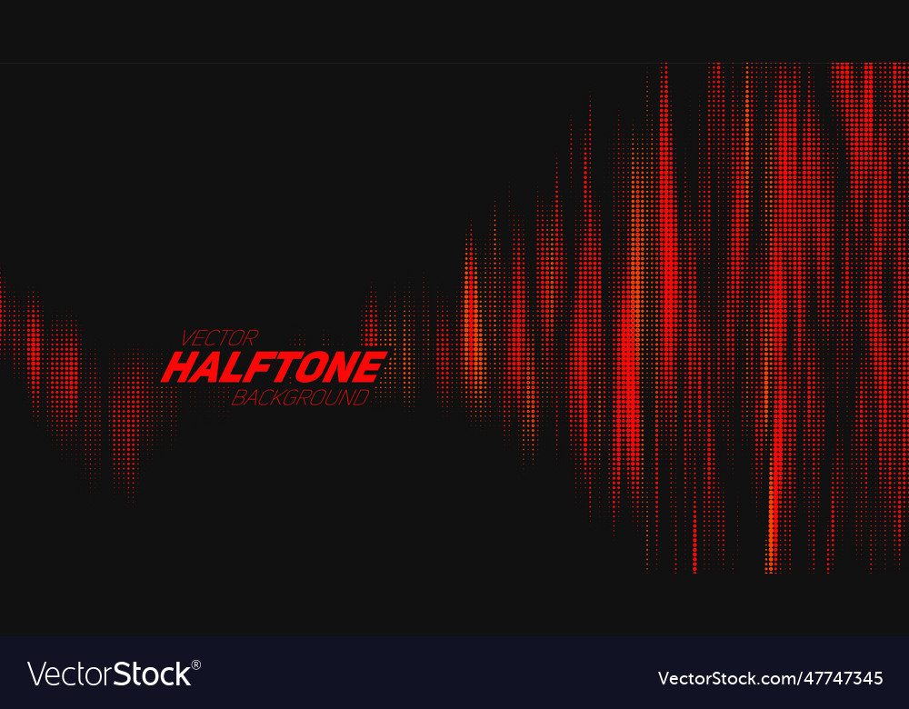 Torn Red Sound Wave Texture