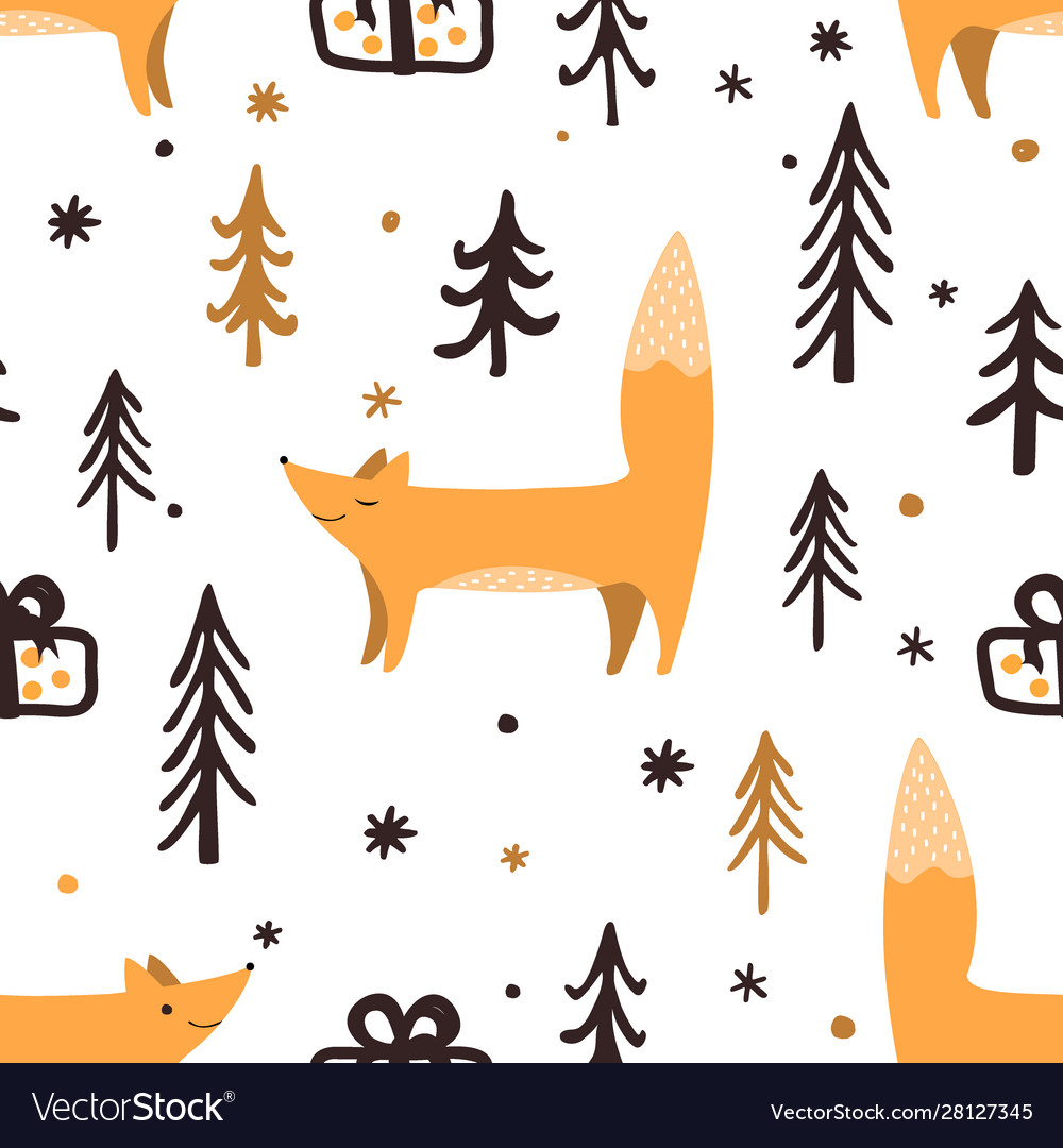 Winter Forest Christmas Pattern