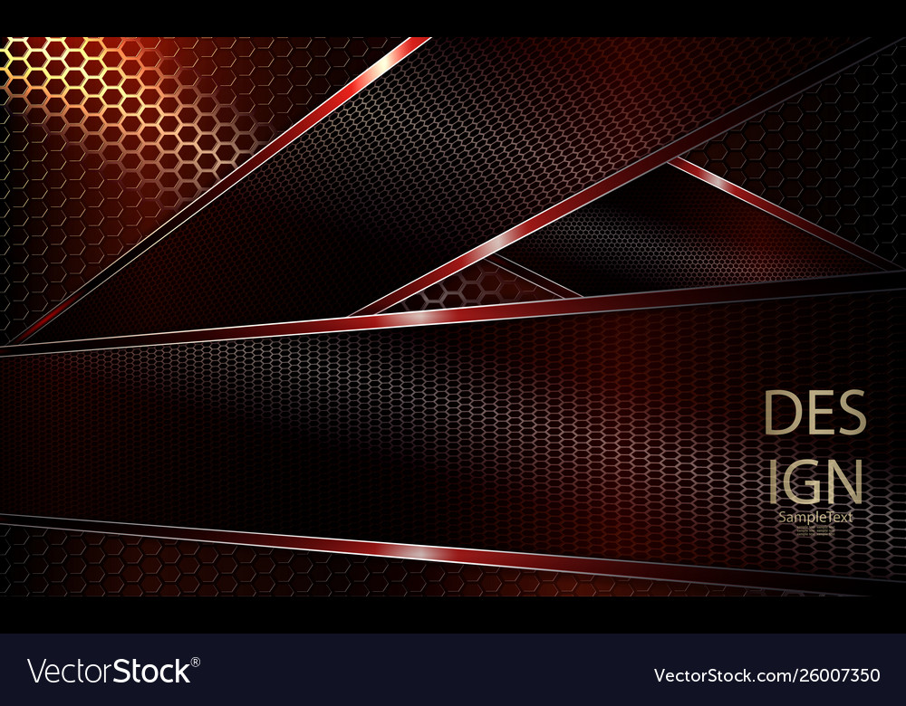 Abstract red background with textural frames