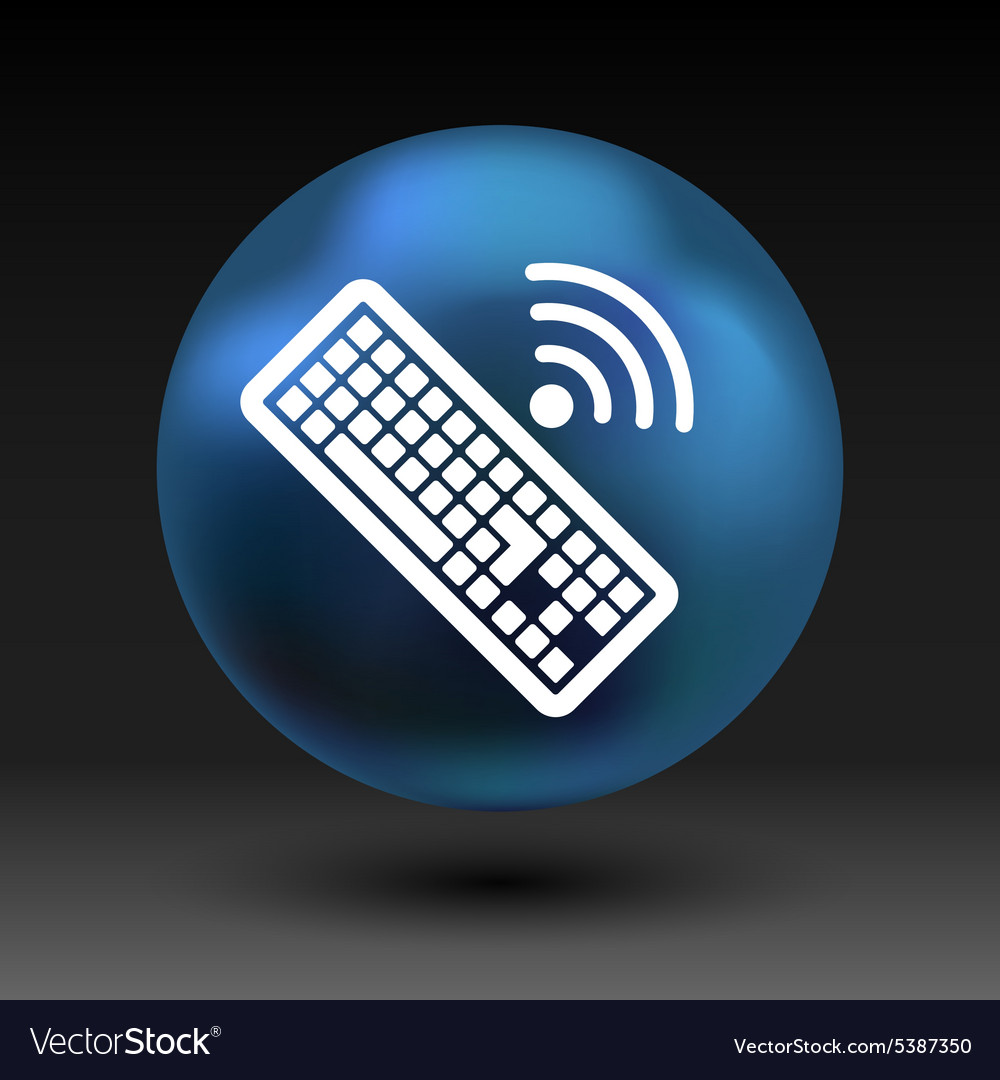 Computer keyboard key sign icon