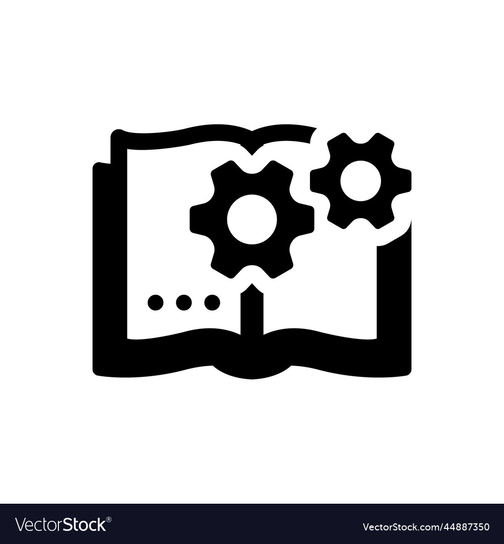 Hardware manual icon Royalty Free Vector Image