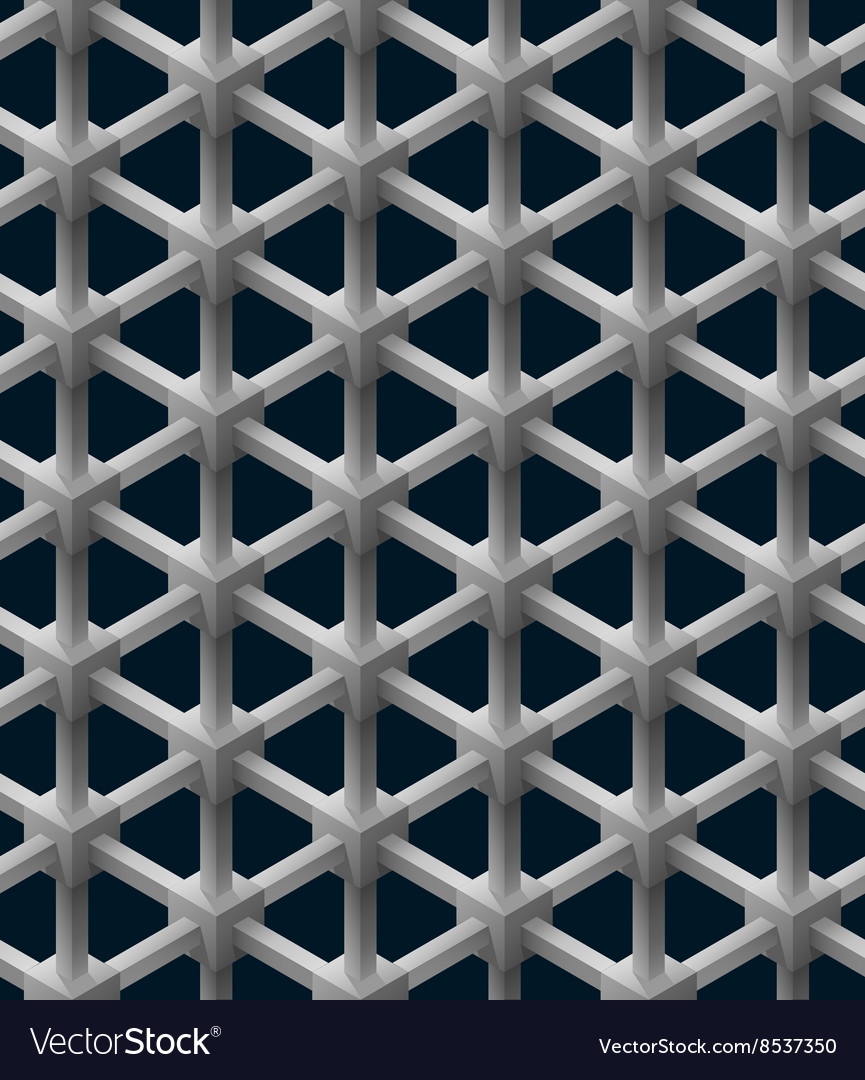 Industrial 3D Cube Pattern