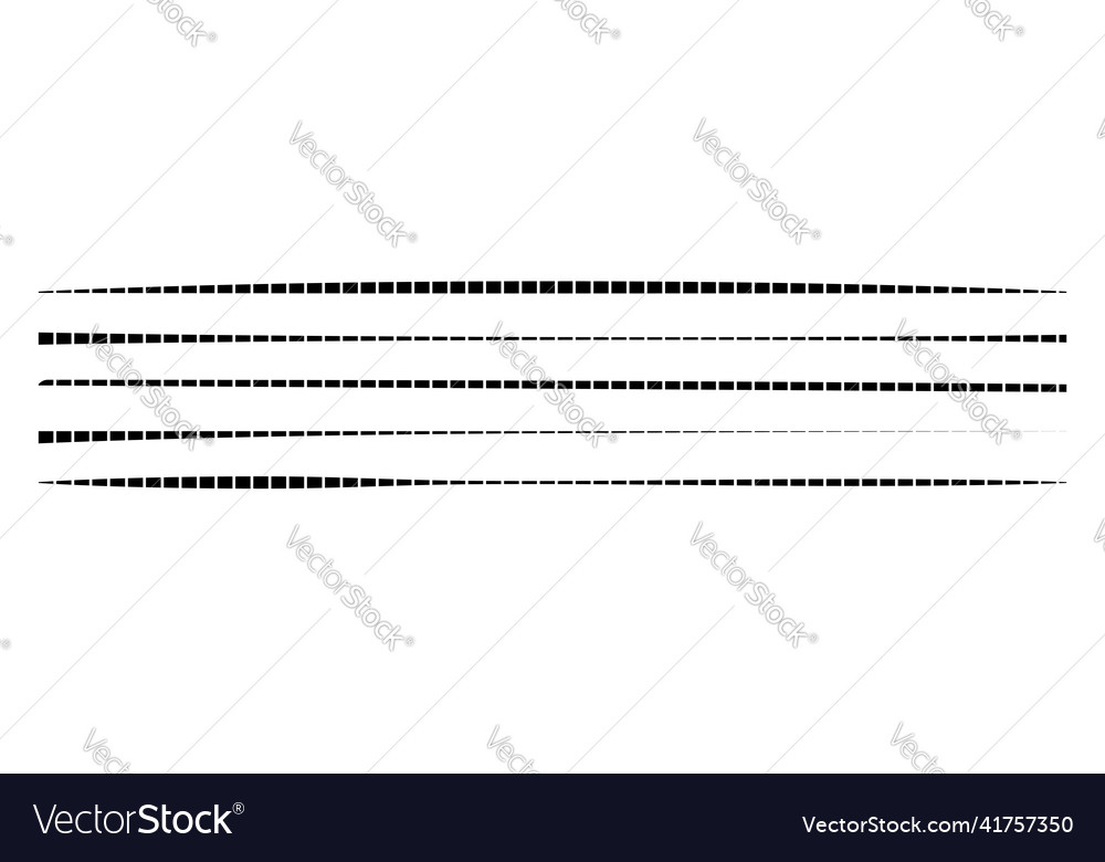 Line stripe element with distorted deformed effect Vector Image Line stripe element with distorted deformed effect