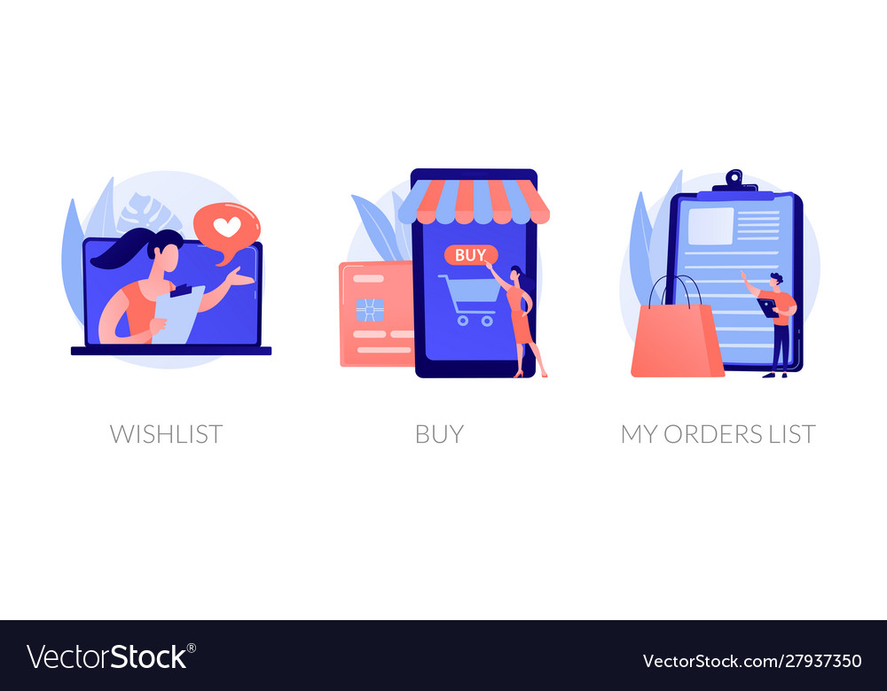 Online shopping concept metaphors