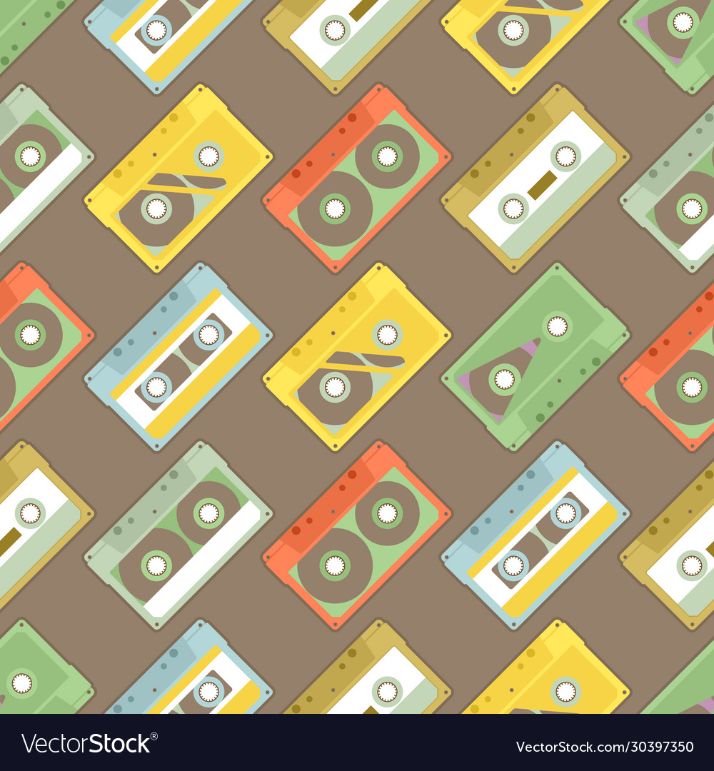 Retro Cassette Pattern