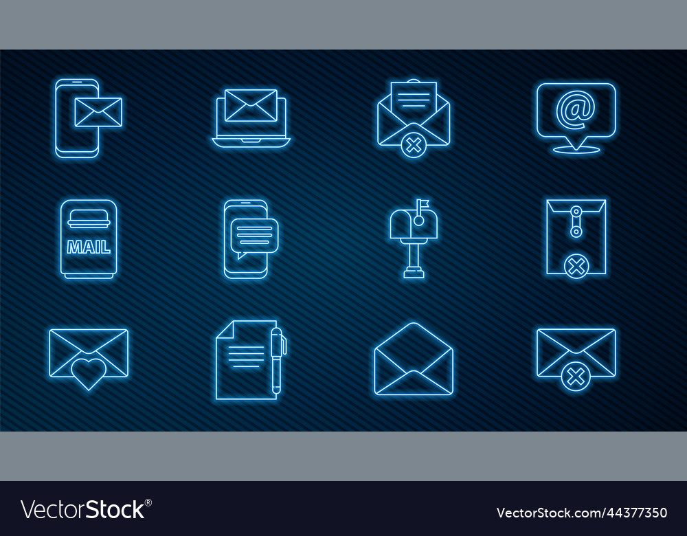 Set line delete envelope chat messages