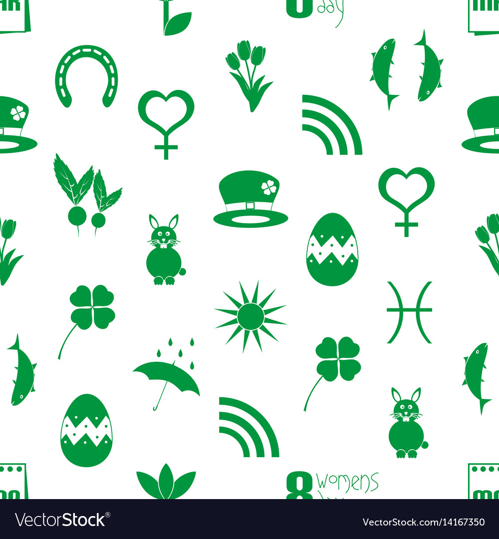 St. Patrick's Day Green Icon Set