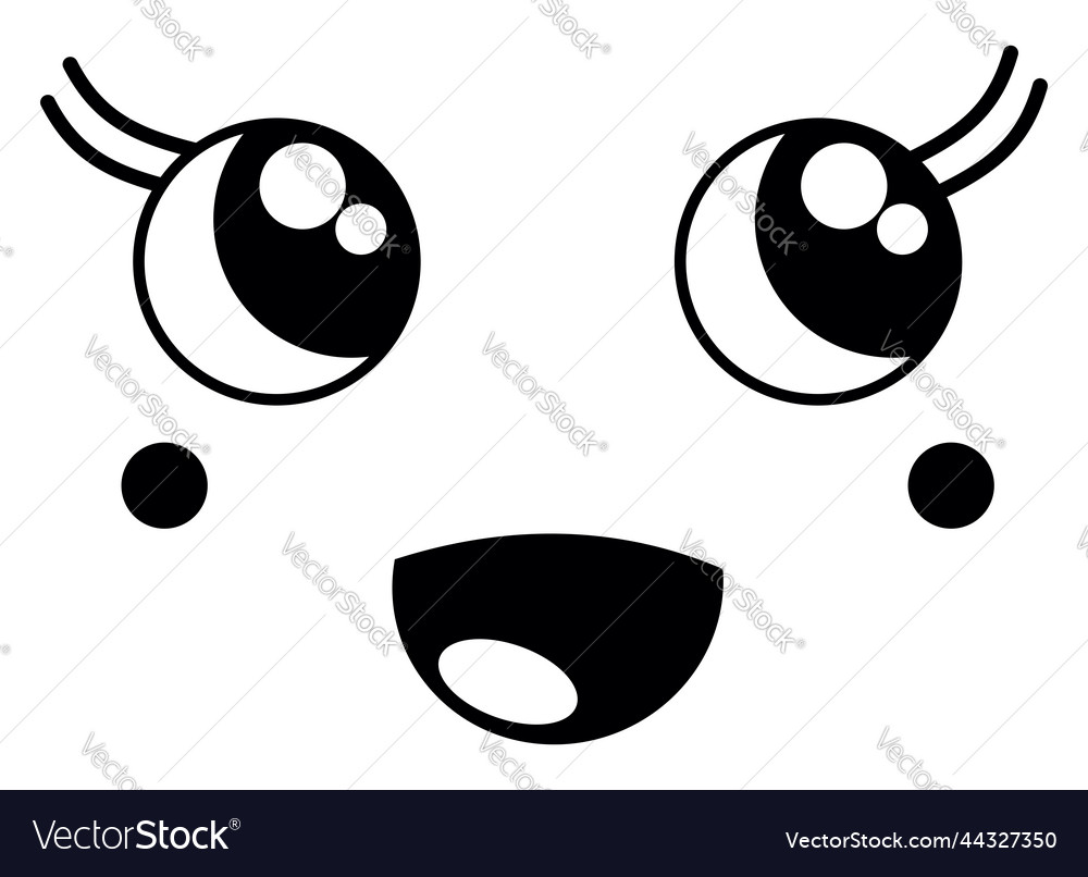 Surprised Emoji On A White Background Royalty Free Vector