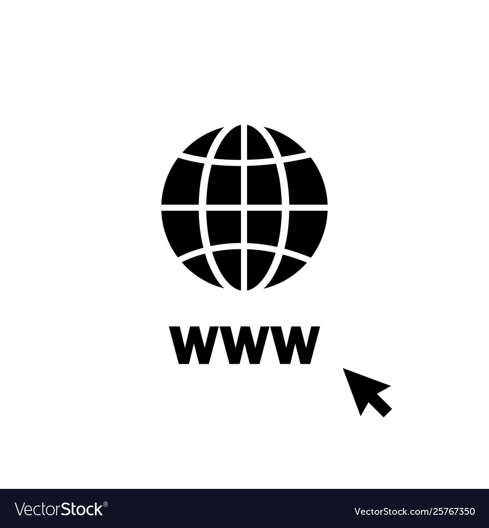 Www internet icon search bar website